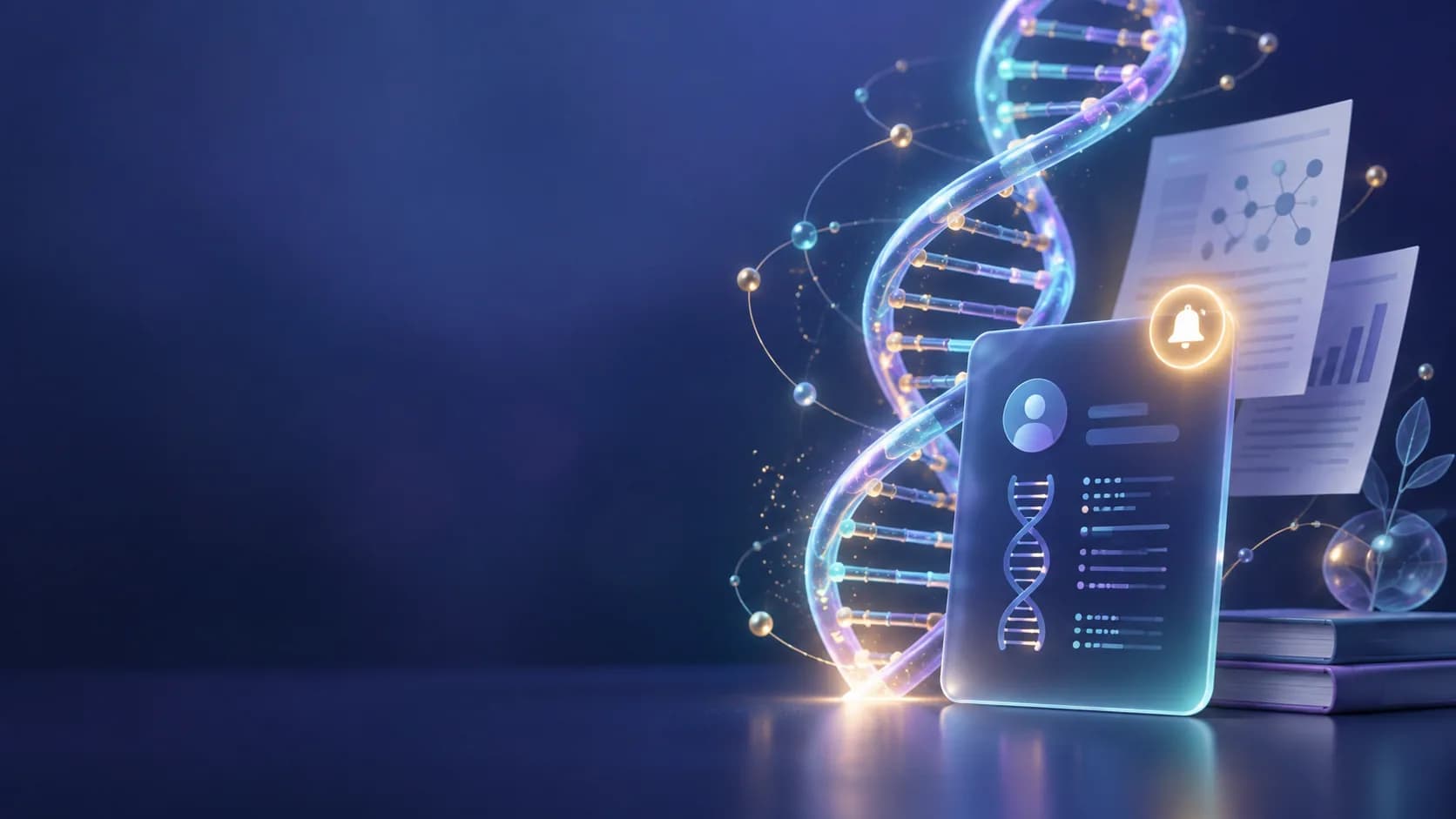 Illustration of a DNA research update